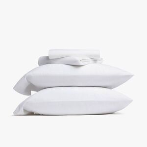 Parachute - Queen Relaxed Linen Sheet Set White - Parachute White